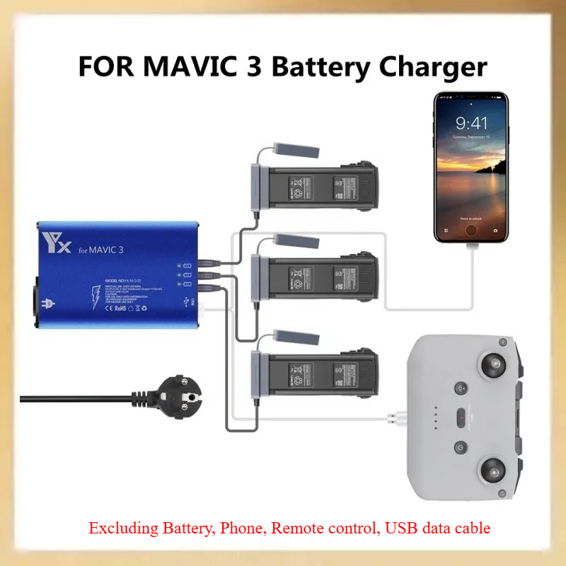 Drone Charging Hub - Battery Charger Hub 5in1 Charging Hub