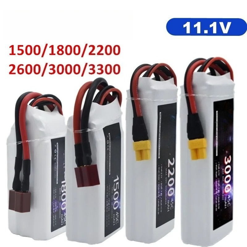 Drone Battery Adapter - LiPo Battery 3S 1500mah 1800mAh 2200mah