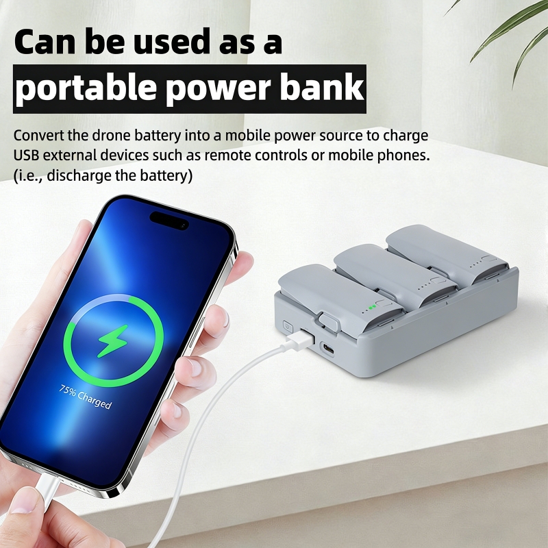 65W Fast Charger 3-Way Battery - огляд і ціна Drone Charging Hub