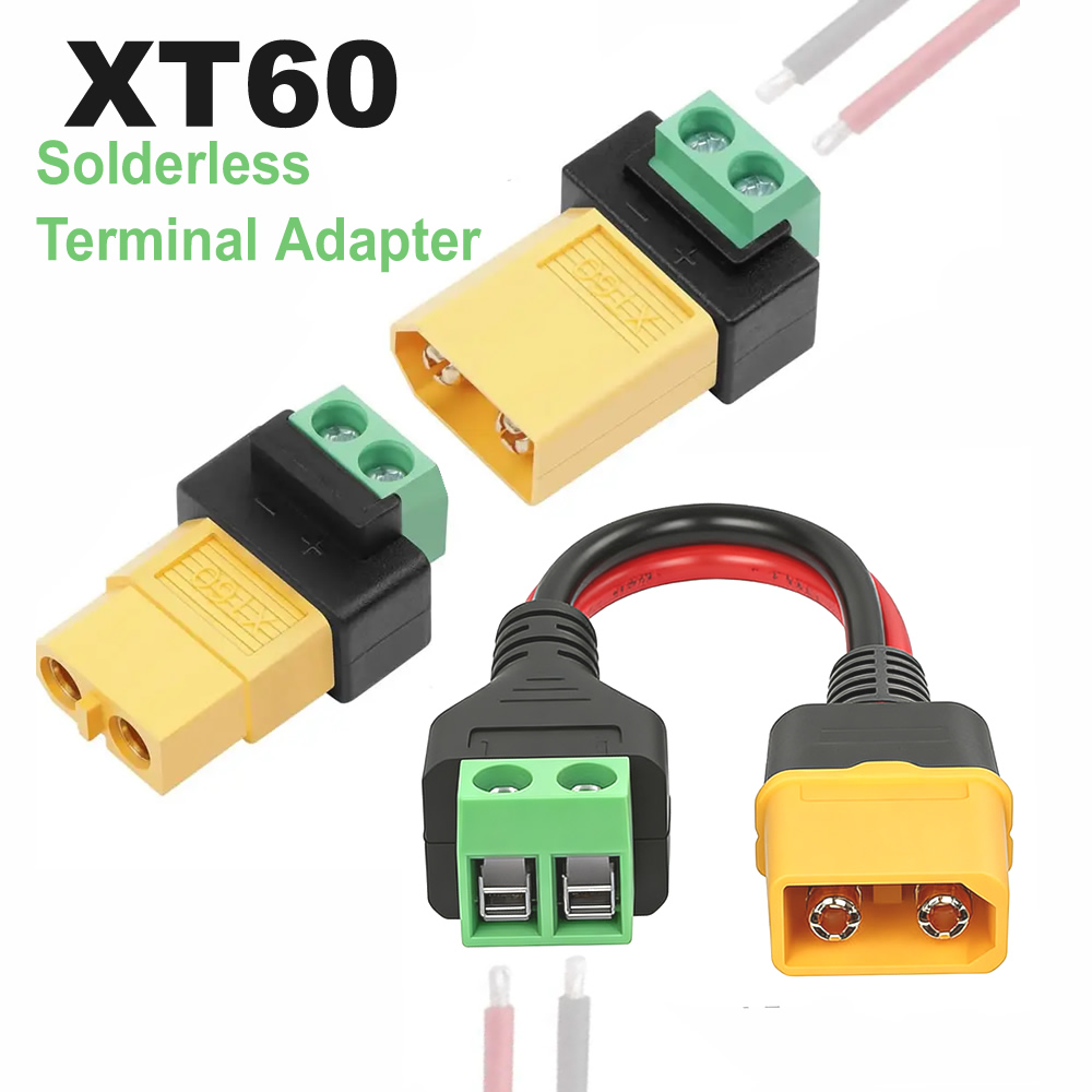 2 Pin XT60 Solderless Male Fem - огляд і ціна Drone Solar Charger