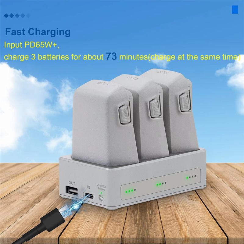 B92B Three-Way Charging Hub fo - огляд і ціна Drone Charging Hub